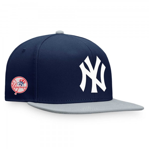 Бейсболка New York Yankees Big Logo Two-Tone - Navy/Gray