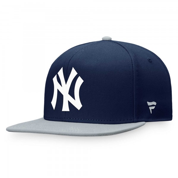 Бейсболка New York Yankees Big Logo Two-Tone - Navy/Gray