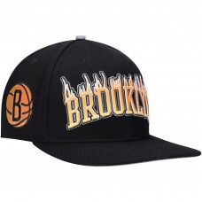Бейсболка Brooklyn Nets Pro Standard Flames - Black