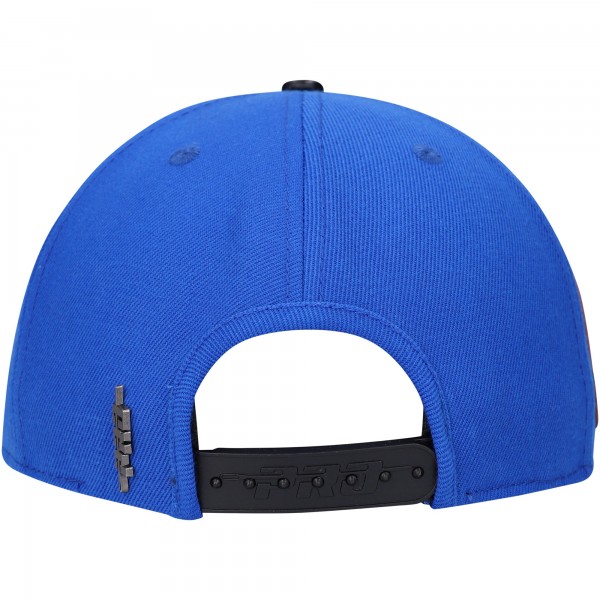 Бейсболка New York Knicks Pro Standard Heritage Leather Patch - Blue/Black