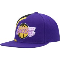 Бейсболка Los Angeles Lakers Mitchell & Ness Hardwood Classics Retroline - Purple