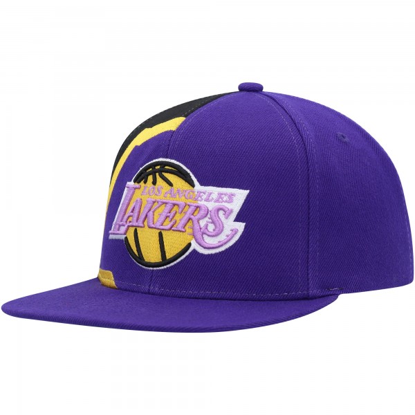 Бейсболка Los Angeles Lakers Mitchell & Ness Hardwood Classics Retroline - Purple