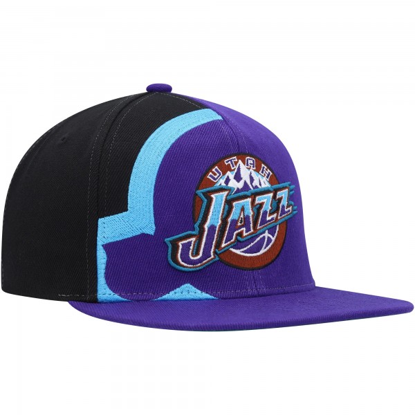 Бейсболка Utah Jazz Mitchell & Ness Hardwood Classics Retroline - Purple