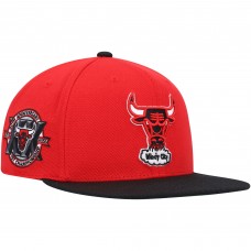 Бейсболка Chicago Bulls Mitchell & Ness Hardwood Classics Team Side - Red/Black