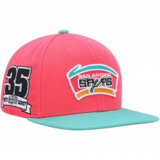 Бейсболка San Antonio Spurs Mitchell & Ness Hardwood Classics 35th Anniversary Team Side - Pink/Teal