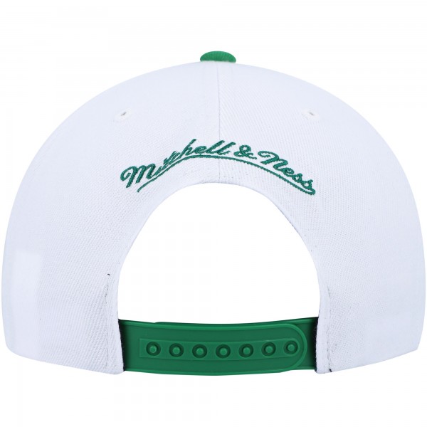 Бейсболка Boston Celtics Mitchell & Ness Side Core 2.0 - White/Green
