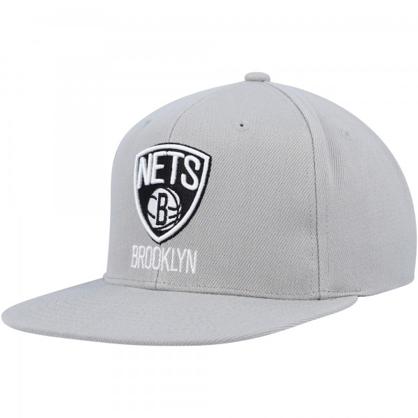 Бейсболка Brooklyn Nets Mitchell & Ness Side Core 2.0 - Gray