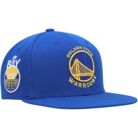 Golden State Warriors Mitchell & Ness Royal Side Core 2.0 Snapback Hat