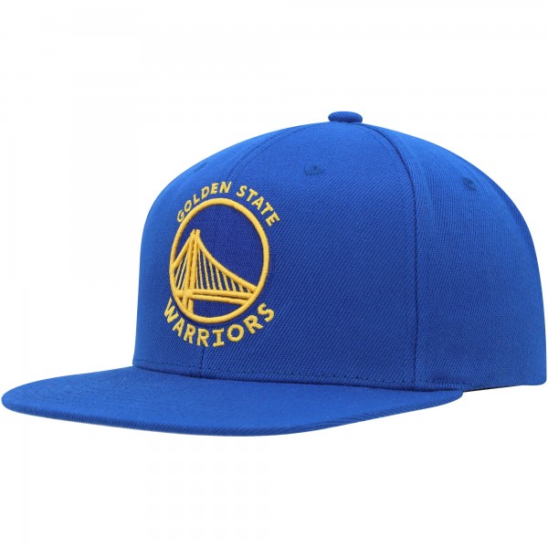 Golden State Warriors Mitchell & Ness Royal Side Core 2.0 Snapback Hat