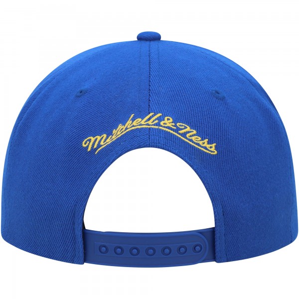 Golden State Warriors Mitchell & Ness Royal Side Core 2.0 Snapback Hat