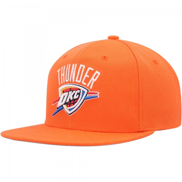 Бейсболка Oklahoma City Thunder Mitchell & Ness Orange Side Core 2.0