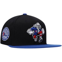 Бейсболка Philadelphia 76ers Mitchell & Ness Side Core 2.0 - Black/Royal