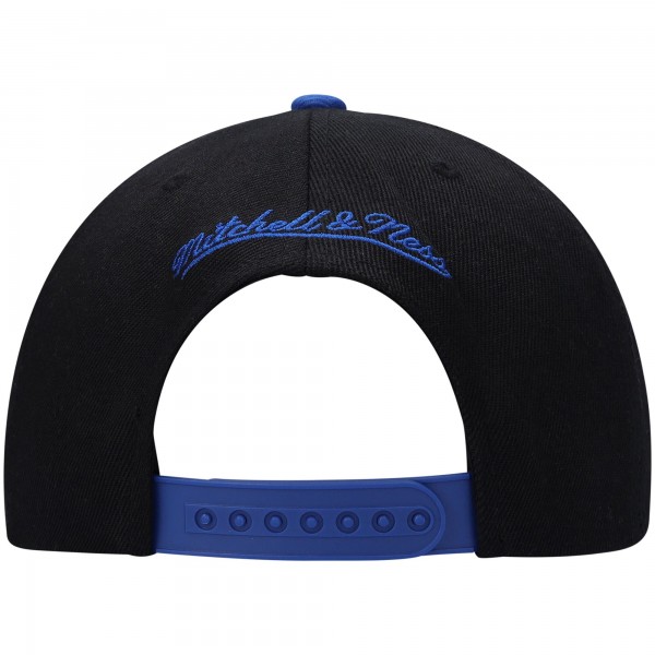 Бейсболка Philadelphia 76ers Mitchell & Ness Side Core 2.0 - Black/Royal