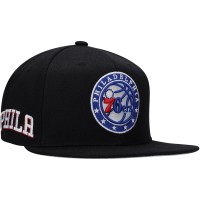Бейсболка Philadelphia 76ers Mitchell & Ness Side Core 2.0 - Black
