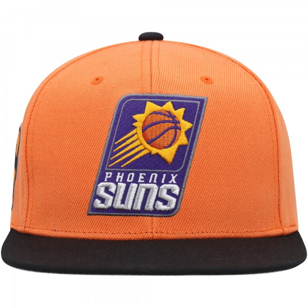 Бейсболка Phoenix Suns Mitchell & Ness Side Core 2.0 - Orange/Black