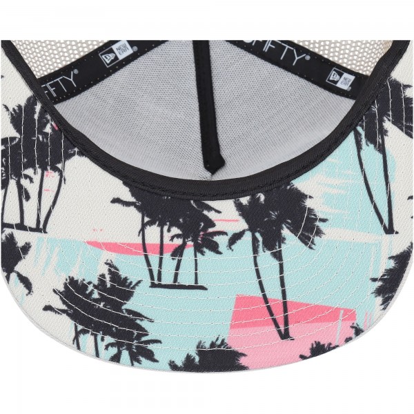 Бейсболка Los Angeles Dodgers New Era Retro Beachin Patch A-Frame Trucker 9FIFTY - Natural