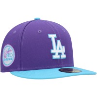 Бейсболка Los Angeles Dodgers New Era Vice 59FIFTY - Purple