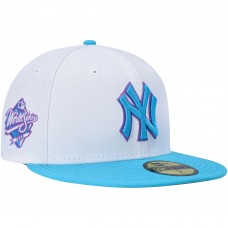 Бейсболка New York Yankees New Era 1999 World Series Vice 59FIFTY - White