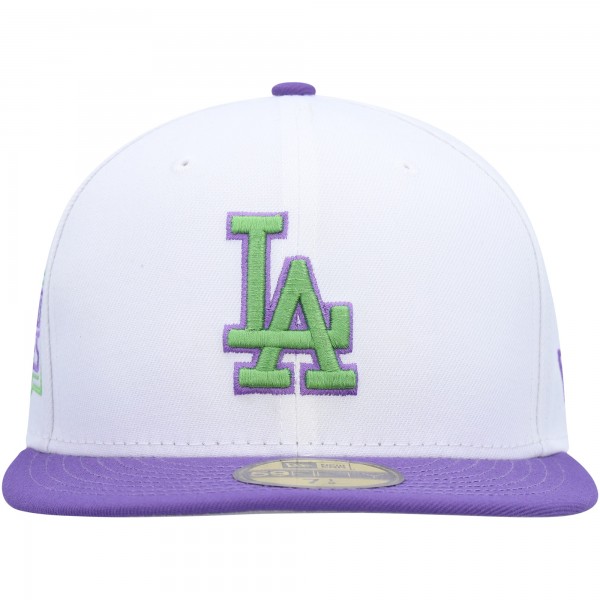Бейсболка Los Angeles Dodgers New Era 2020 World Series Side Patch 59FIFTY - White