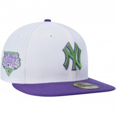 Бейсболка New York Yankees New Era  Side Patch 59FIFTY - White