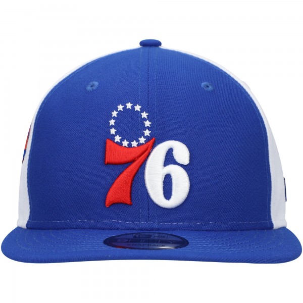 Бейсболка Philadelphia 76ers New Era Pop Panels 9FIFTY - Royal