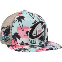 Бейсболка Cleveland Cavaliers New Era Palm Trees 9FIFTY Trucker - Cream