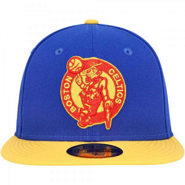 Бейсболка Boston Celtics New Era Side Patch 59FIFTY - Blue