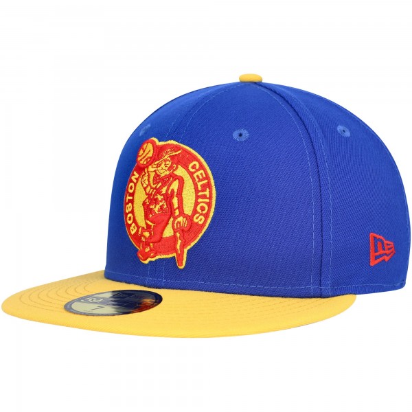 Бейсболка Boston Celtics New Era Side Patch 59FIFTY - Blue