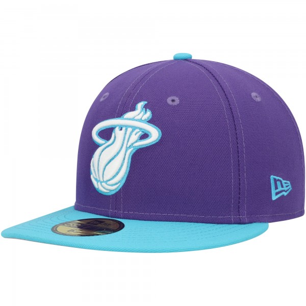 Бейсболка Miami Heat New Era Vice 59FIFTY - Purple
