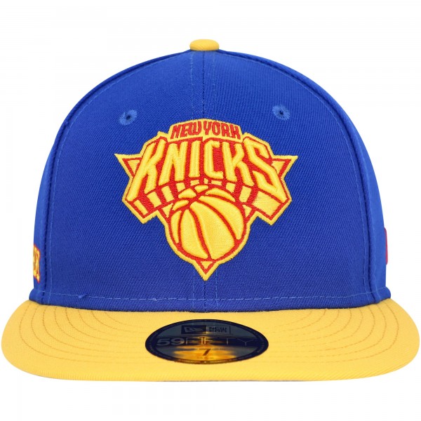 Бейсболка New York Knicks New Era Side Patch 59FIFTY - Blue