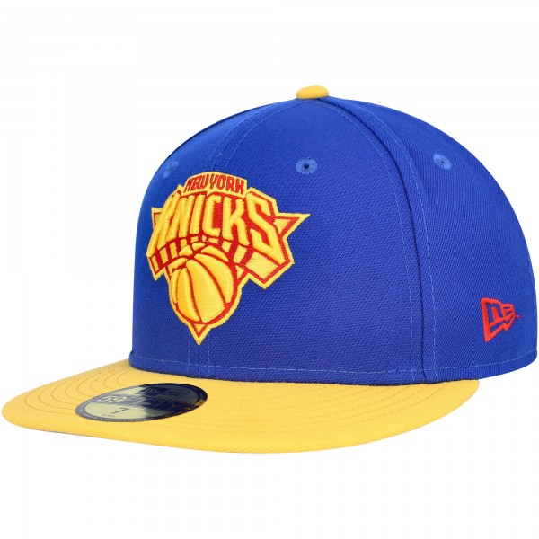 Бейсболка New York Knicks New Era Side Patch 59FIFTY - Blue