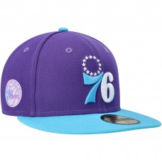 Бейсболка Philadelphia 76ers New Era Vice 59FIFTY - Purple
