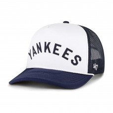 Бейсболка New York Yankees 47 Foam Front Script Trucker - White