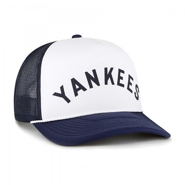 Бейсболка New York Yankees 47 Foam Front Script Trucker - White