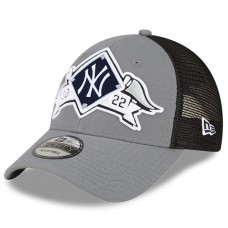 Бейсболка New York Yankees New Era 2022 Division Series Winner Locker Room 9FORTY - Gray
