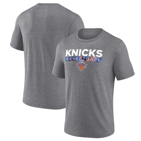 Футболка New York Knicks Fanatics Heather Gray Next Man Up Tri-Blend