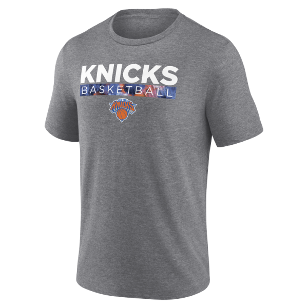 Футболка New York Knicks Fanatics Heather Gray Next Man Up Tri-Blend