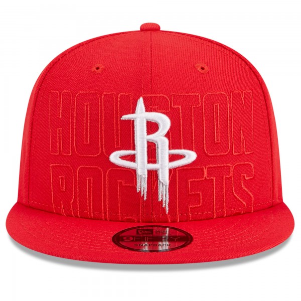 Бейсболка Houston Rockets New Era 2023 NBA Draft 9FIFTY - Red