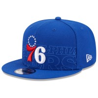 Бейсболка Philadelphia 76ers New Era 2023 NBA Draft 9FIFTY - Royal