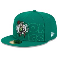 Бейсболка Boston Celtics New Era 2023 NBA Draft 59FIFTY - Kelly Green