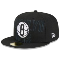 Бейсболка Brooklyn Nets New Era 2023 NBA Draft 59FIFTY - Black