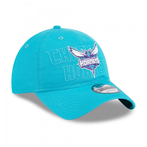 Бейсболка Charlotte Hornets New Era 2023 NBA Draft 9TWENTY - Teal