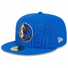Бейсболка Dallas Mavericks New Era 2023 NBA Draft 59FIFTY - Blue