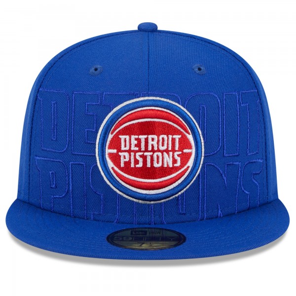Бейсболка Detroit Pistons New Era 2023 NBA Draft 59FIFTY - Blue