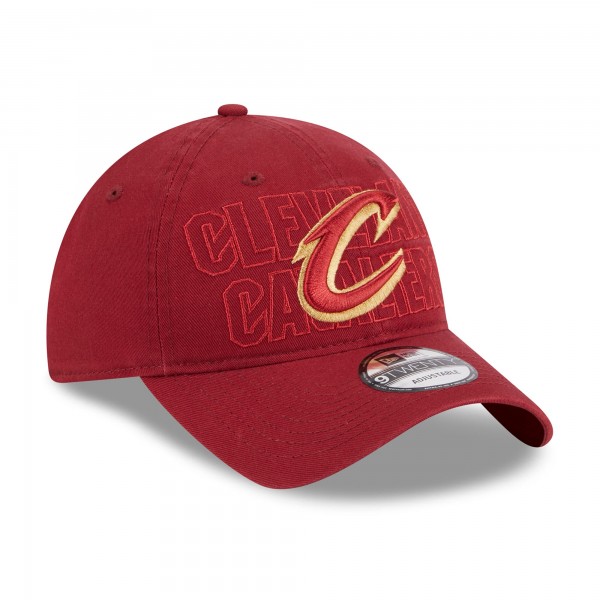 Бейсболка Cleveland Cavaliers New Era 2023 NBA Draft 9TWENTY - Wine