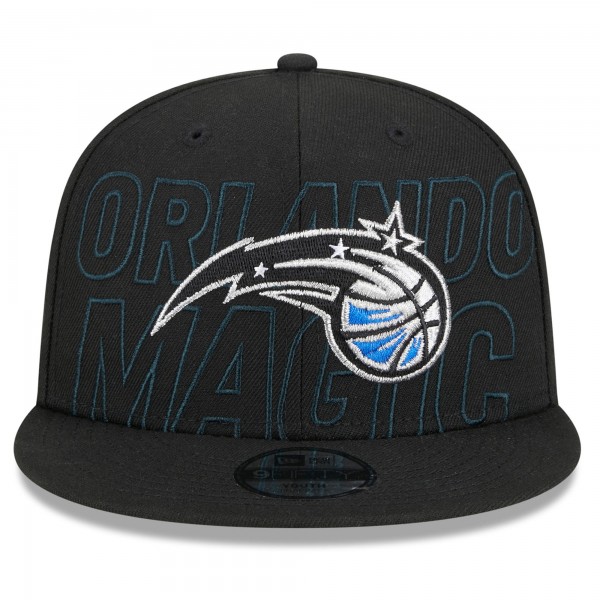 Бейсболка Orlando Magic New Era Youth 2023 NBA Draft 9FIFTY - Black