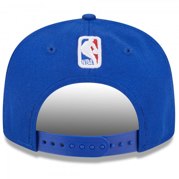 Бейсболка Philadelphia 76ers New Era Youth 2023 NBA Draft 9FIFTY - Royal