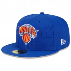 Бейсболка New York Knicks New Era 2023 NBA Draft 59FIFTY - Blue