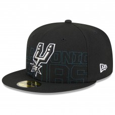 Бейсболка San Antonio Spurs New Era 2023 NBA Draft 59FIFTY - Black