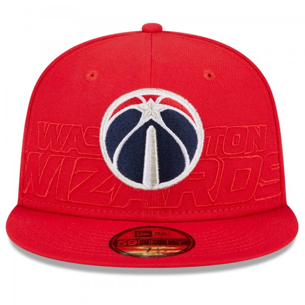 Бейсболка Washington Wizards New Era 2023 NBA Draft 59FIFTY - Red